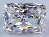 1.06cts Octagon Cut Bianco Diamond 6AAAAAA Loose Gemstone