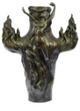Genuine Bronze Metal Statue Nude Lady Girl Water Jug Vase Sculpture Statue Gift