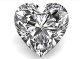 2.41cts - Bianco Diamond Heart Shaped Grade 6AAA - Loose Stone