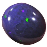8.6 cts Australian Lightning Ridge Blue Black Opal