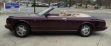 Fabulous Bentley Convertible, Minty, Rare Custom Wine Paint, Loaded, 1997 Azure
