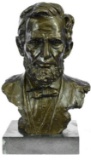 Large Limited Edition Abraham Lincoln USA President Bronze Sculpture Statue