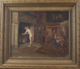 19thc French Parlor Scene