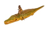 Alligator Tin Litho Wind-Up Toy