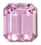 9 Ct. Pink Emerald Cut Bianco Diamond