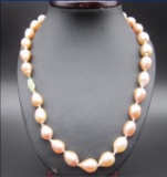 Natural Pink 11-13mm South Sea Pearl Necklace 18