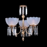 Victorian Style Three Light Parlor Chandelier