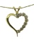 14kt Gold & Diamond Heart Pendant