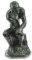 Massive Extra Large Rodin Thinker Famous Work Artwork Bronze Sculpture Marble NR