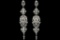 Edwardian Czech Crystal Chandelier Drop Earrings