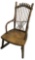 19thc Primitive Child's Cane Rocking Chair