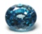 9ct Oval Blue BIANCO Diamond