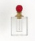 Red Crystal Perfume Bottle 8010R Faceted Cut Glass Decorative Luxury Collectible