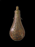 Rare Museum 1850 Peace Powder Flask