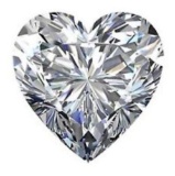10.79cts Heart Shaped Bianco Diamond 6AAAAAA Loose