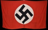 Original WWII Large Nazi German Flag Banner