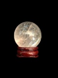 Natural Quartz Crystal Miniature Sphere Scrying Ball