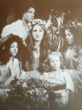 Victorian Ladies Sepia Photo Print