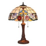 ADELE Tiffany-style 2 Light VictorianTable Lamp 16