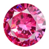 97.80 Cts Aaa+ Pink Bianco Diamond Round Gem 25mm