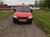 Red Vauxhall Combo 1700 CDTI 09 reg (NO VAT)