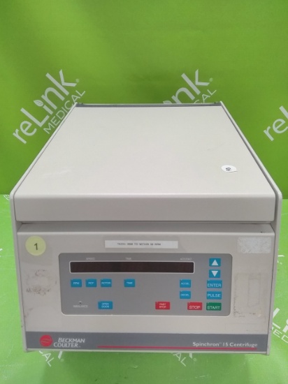 Beckman Coulter Spinchron-15 Centrifuge - 28793