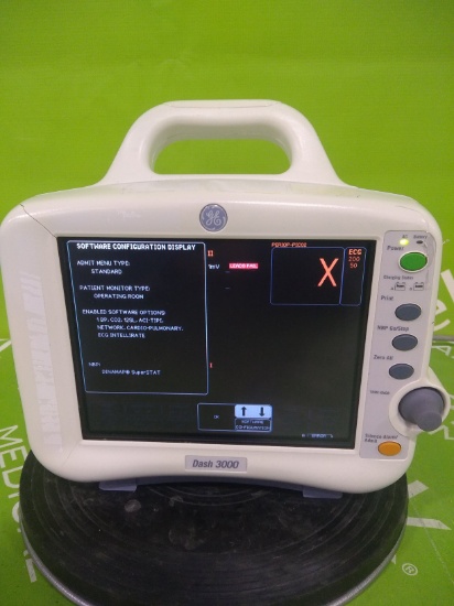 GE Healthcare Dash 3000 Patient Monitor- 47256