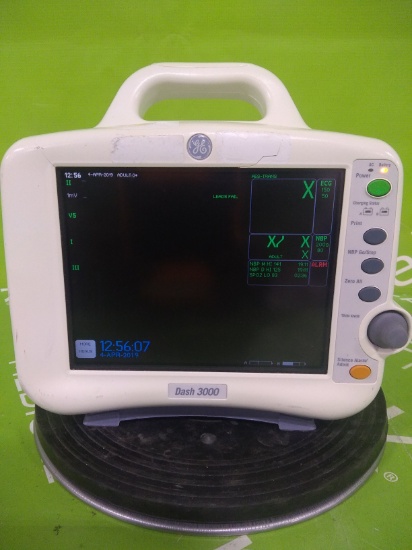 GE Healthcare Dash 3000 Patient Monitor- 47258