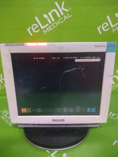 Philips Healthcare IntelliVue MP70 Patient Monitor - 61787