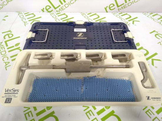 Zimmer VerSys Hip System Extraction Instrument Tray - 54559