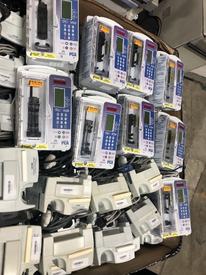 Lot of 133 Hospira Plum Infusion Pumps