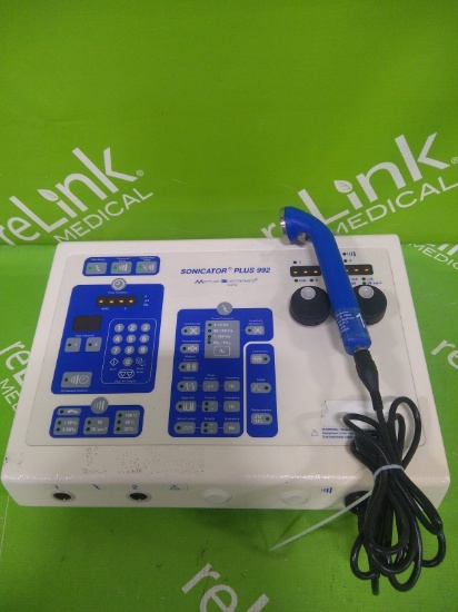 Mettler Electronics Sonicator Plus ME 992 Ultrasound & Muscle Stimulator - 69390