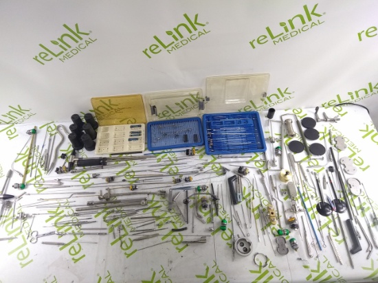 Lot of 100 Surgical Instruments