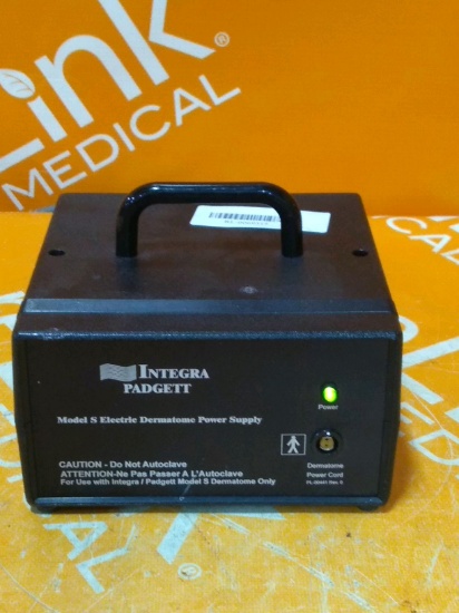 Integra Lifesciences Corporation Model S Electric Dermatome Power Supply 0 - 85429