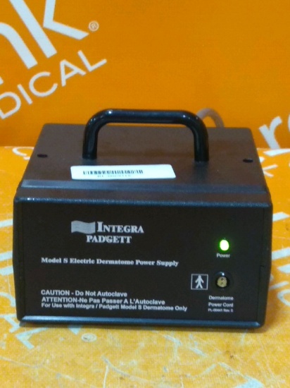 Integra Lifesciences Corporation Model S Electric Dermatome Power Supply 0 - 85432