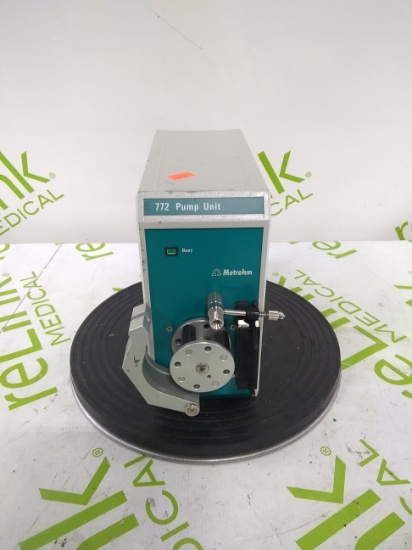 Metrohm 772 Pump Unit - 75388