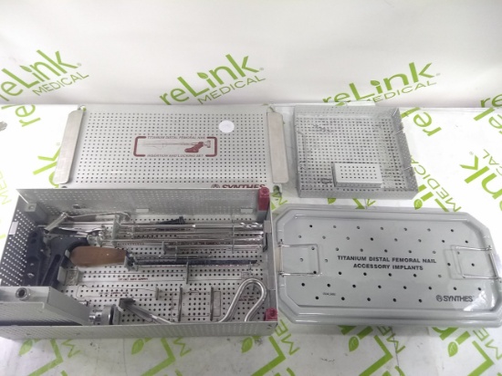 Synthes, Inc. Titanium Distal Femoral Nail Insert & locking Set Insertion and locking set - 77885