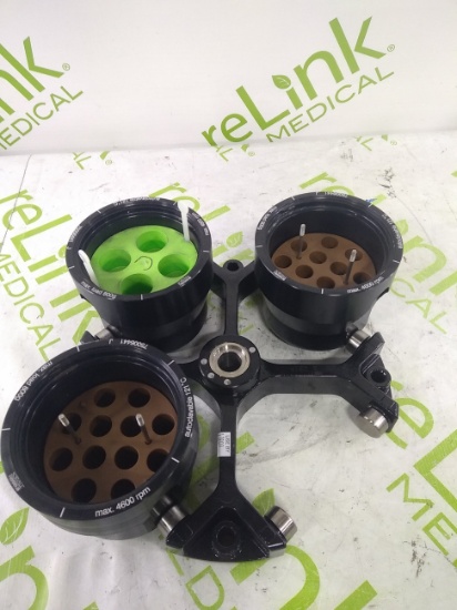 Sorvall 75006445 Centrifuge Rotor and 75006441 Swing Buckets 0 - 84965