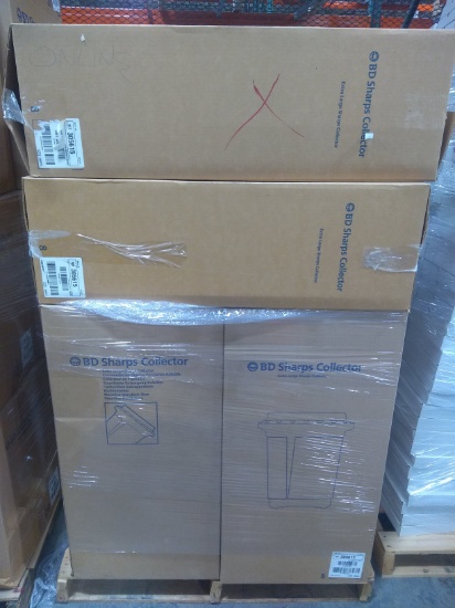 Lot of 13 Cases - BD 305615 XL Sharps Container