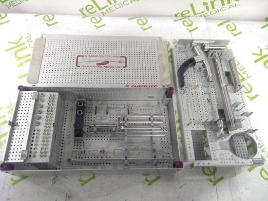Synthes, Inc. Titanium Femoral Nail Standard Instrument Set - 77887