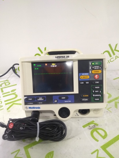 Physio-Control Lifepak 20 Defib - 83077