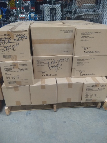 Lot of 34 Cases - Esteem 8818N Powder Free Nitrile Exam Gloves