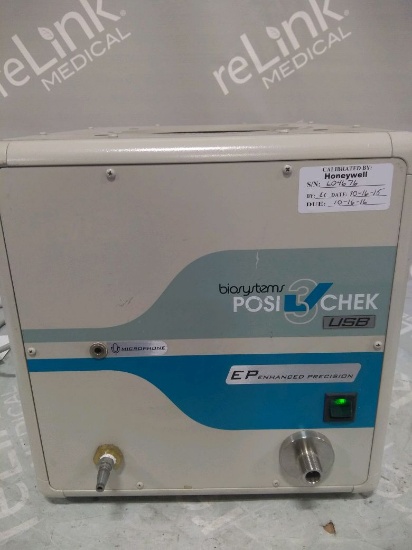 Biosystems PosiChek3 Non-USB SCBA Test Bench - 086718