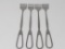 Surgical Instrument 4 Piece Volkman Sharp 6 Prong Retractor Sets - 095159