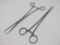 Surgical Instrument Single Tooth Uterine Tenaculum Forceps - Set of 2 - 099631