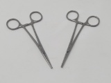 Aesculap, Inc. BH154R Crile Forcep 1x2 Teeth - Set of 2 - 100216