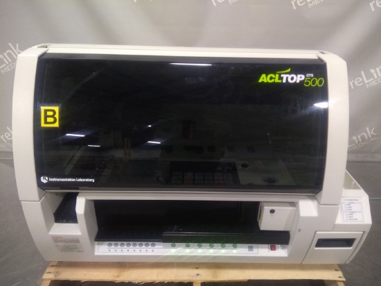 Instrumentation Laboratory Company ACL TOP 500 Hemostasis Testing System - 110849
