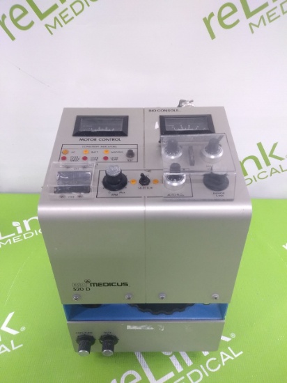 Medtronic BioMedicus 520D BioConsole  - 096349