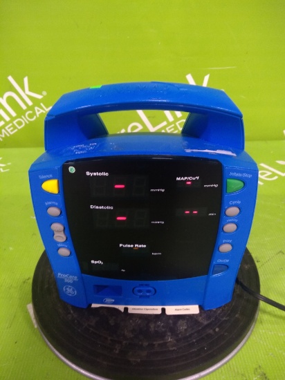GE Healthcare Dinamap ProCare 400 Patient Monitor - 107342