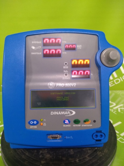 GE Healthcare Dinamap Pro 300V2 DP310 Vital Signs Monitor - 114480